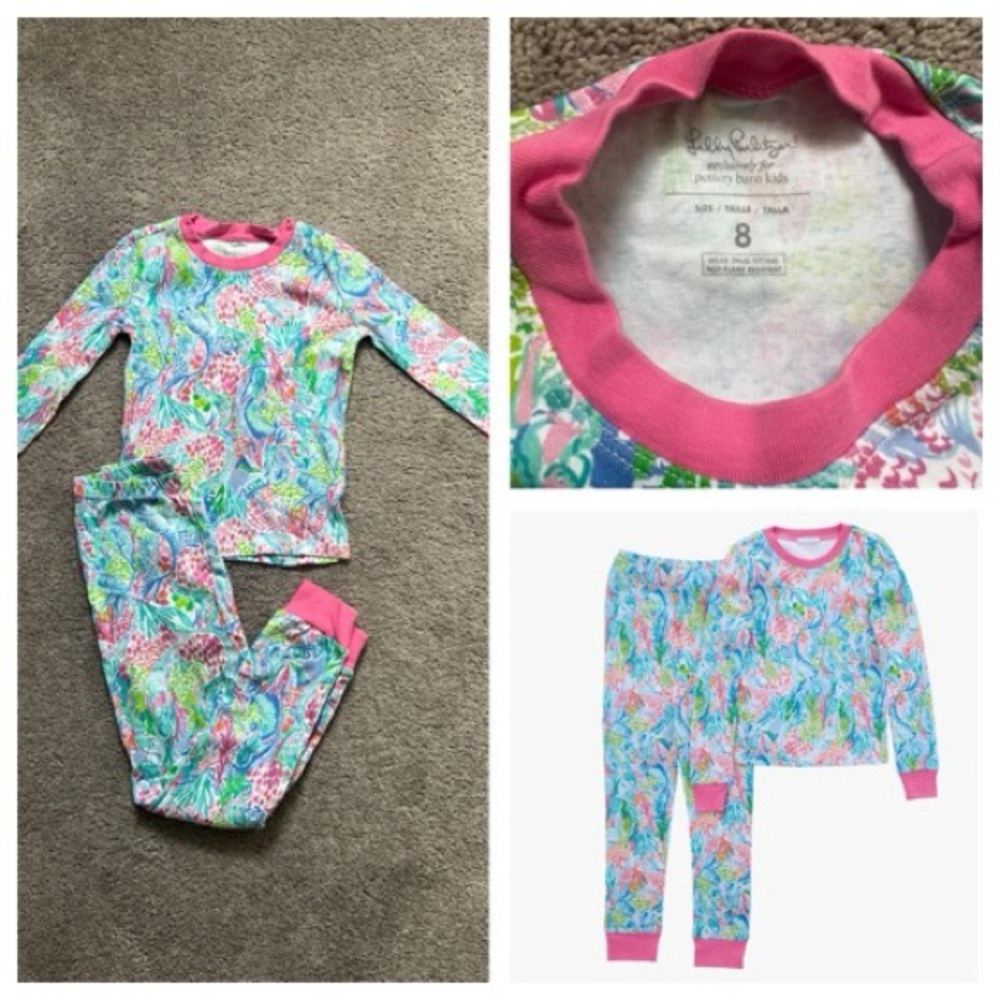 Lilly Pulitzer Kids Pajama Set - Mermaid Cove